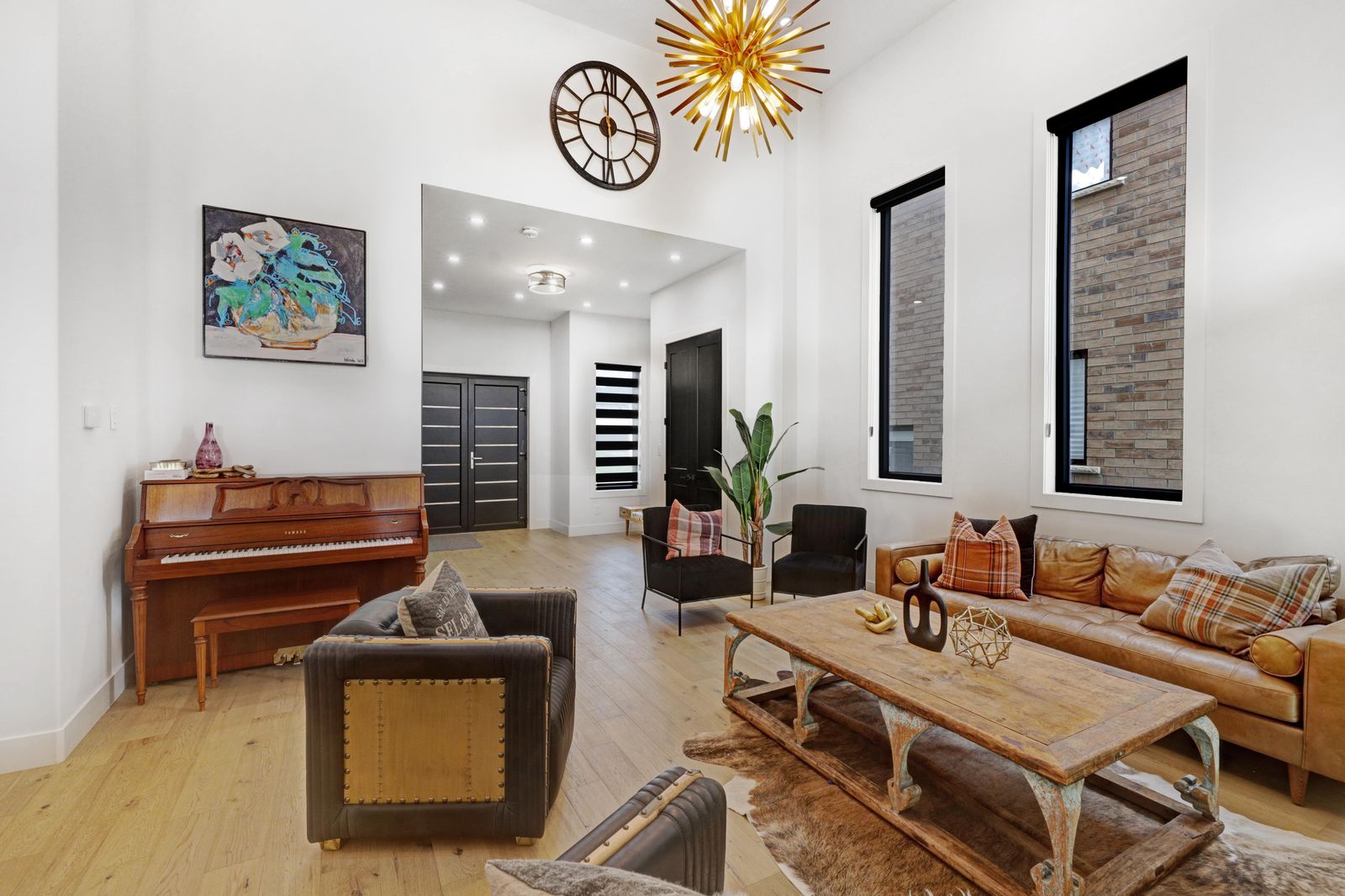 Formal living room in a completed Carnaby home